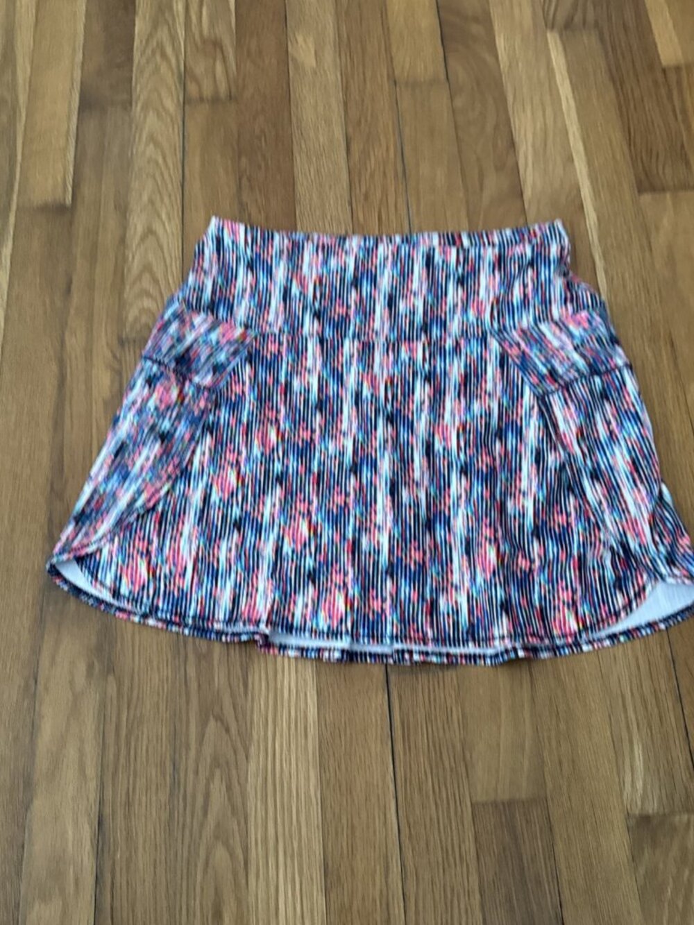 Lucky in Love Skirt Skort Women's Print Athletic Golf Tennis Pickleball Size S